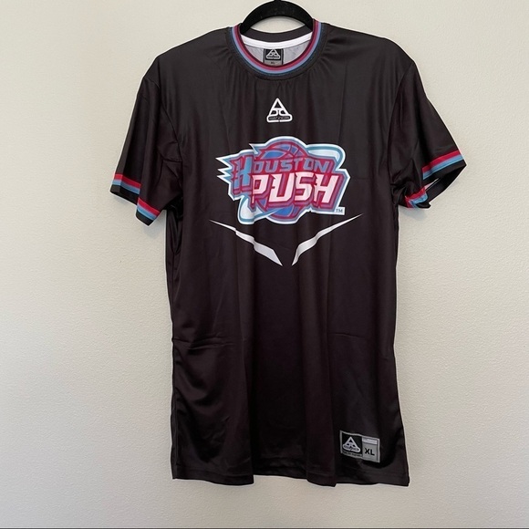 NWT Houston push short sleeve black jersey sz.XL - Picture 1 of 3